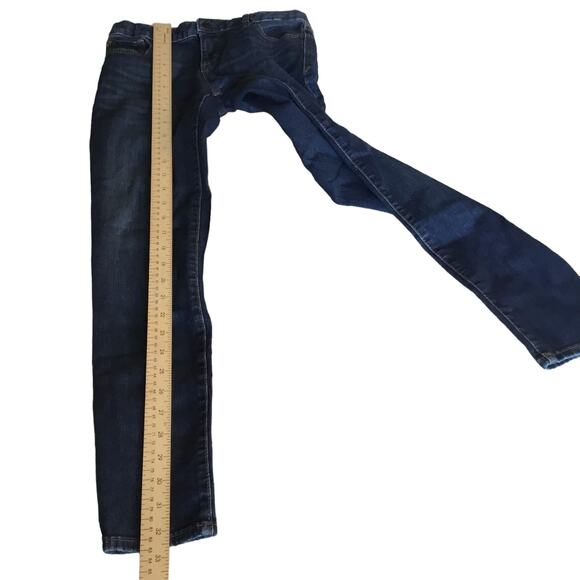 Gap Kids Jeans Dark Wash Adjustable Waist Super Skinny Stretchy Girls Size 12 - Picture 6 of 10